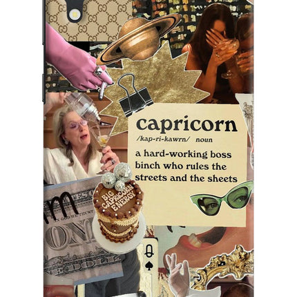 Capricorn Zodiac Samsung M10 Hard Case Back Cover by Casekaro