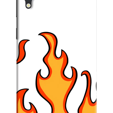 Fired Up – White Samsung M10 Hard Case Back Cover by Casekaro