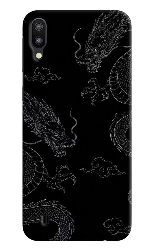 Twin Dragons Samsung M10 Hard Case Back Cover by Casekaro