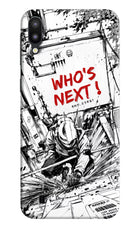 Who's Next Samsung M10 Hard Case Back Cover by Casekaro