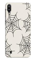 Spider Web Samsung M10 Hard Case Back Cover by Casekaro