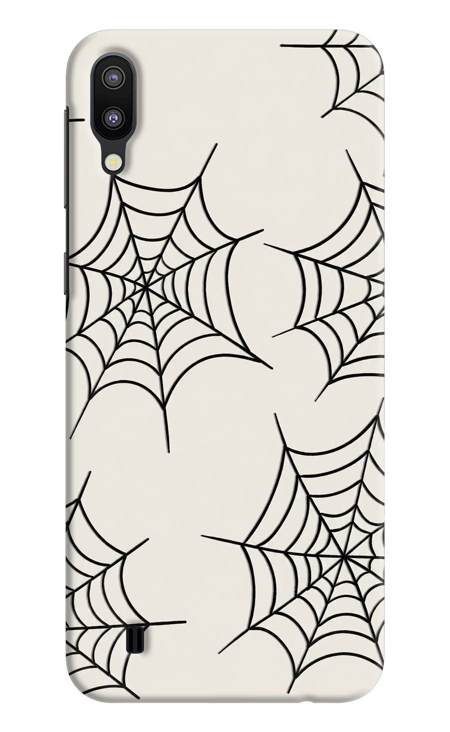 Spider Web Samsung M10 Back Cover, Hard case