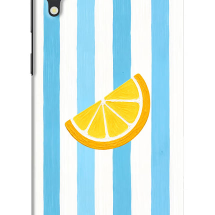 Summer Lemon Samsung M10 Hard Case Back Cover by Casekaro