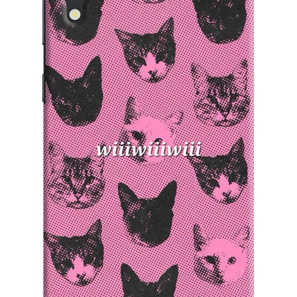 Pink Cats Samsung M10 Hard Case Back Cover by Casekaro