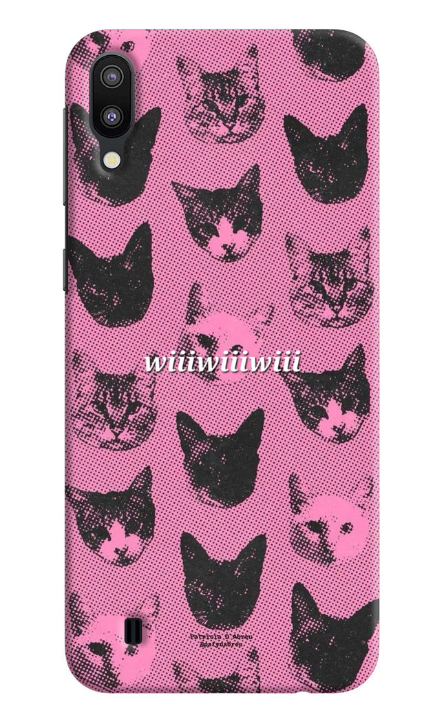 Pink Cats Samsung M10 Hard Case Back Cover by Casekaro
