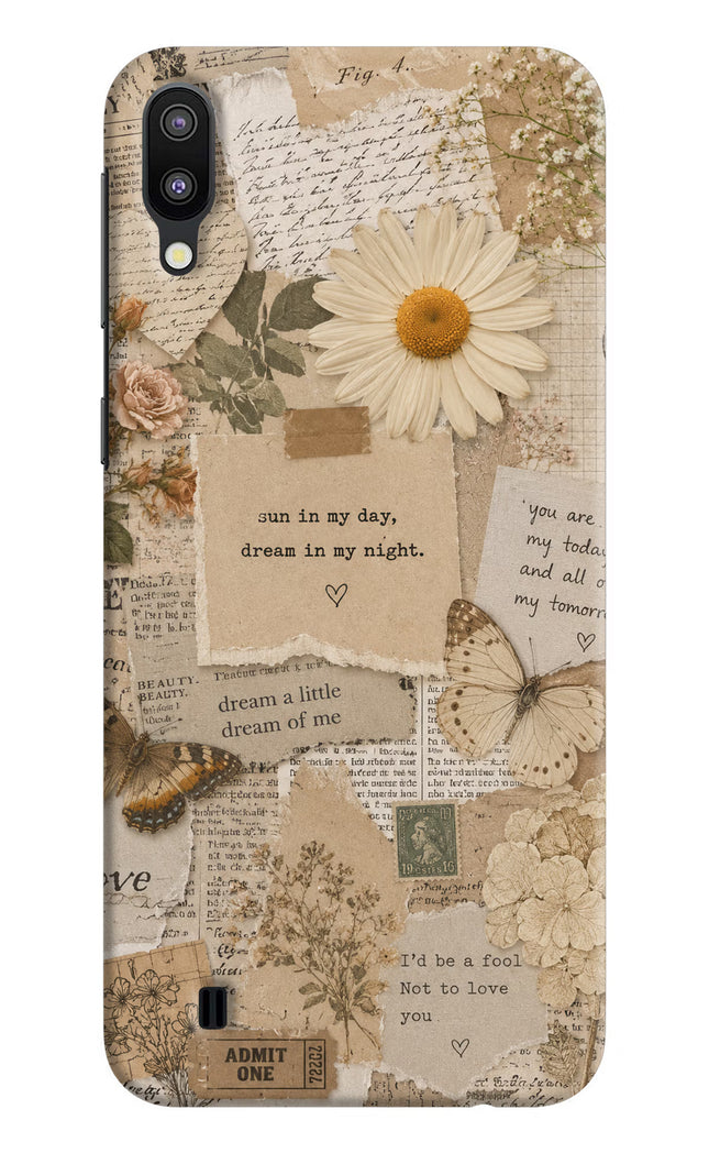 Vintage case Samsung M10 Hard Case Back Cover by Casekaro