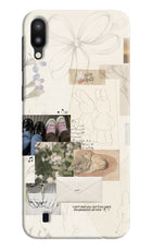 Soft Aesthetic Samsung M10 Hard Case Back Cover by Casekaro
