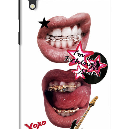Rockstar Samsung M10 Hard Case Back Cover by Casekaro
