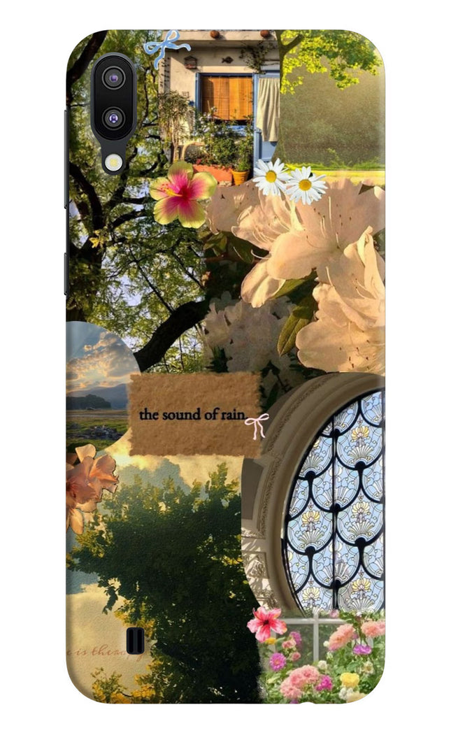 Rain Samsung M10 Hard Case Back Cover by Casekaro