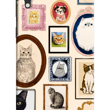 Mirror Cats Samsung M10 Hard Case Back Cover by Casekaro