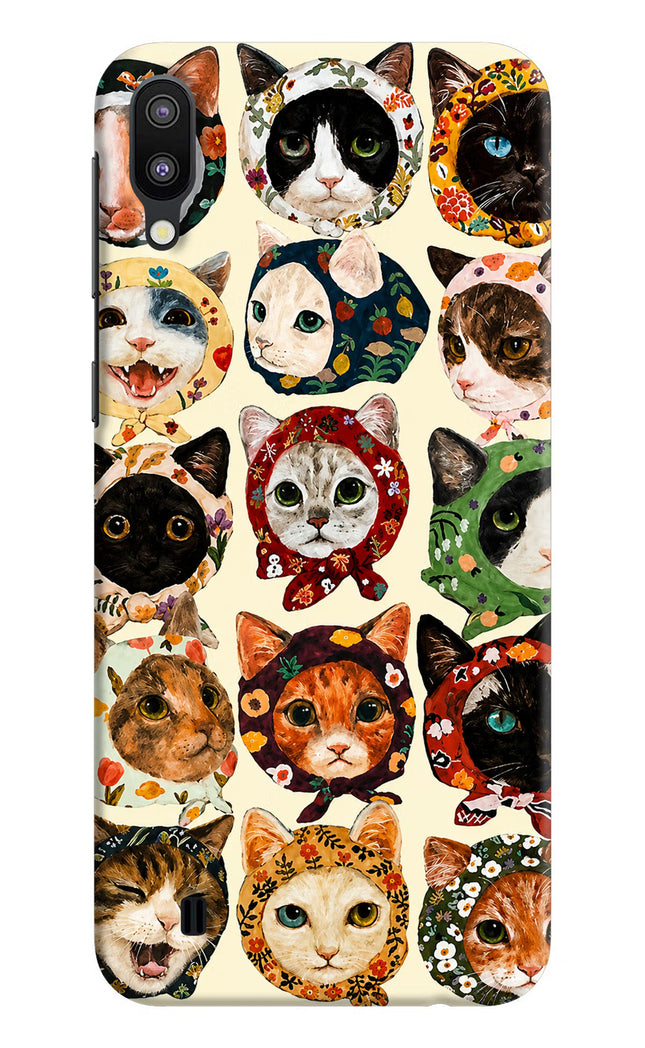 Cool Cat Samsung M10 Hard Case Back Cover by Casekaro