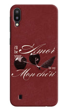 Velvet Cherry Samsung M10 Hard Case Back Cover by Casekaro