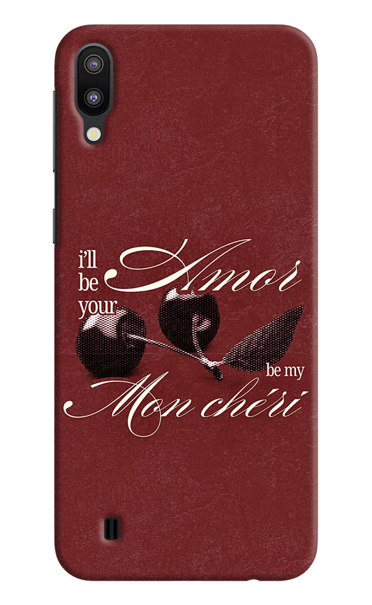 Velvet Cherry Samsung M10 Hard Case Back Cover by Casekaro