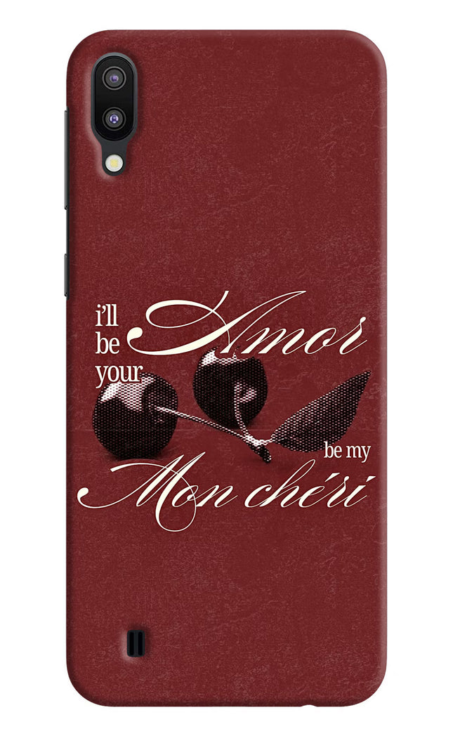 Velvet Cherry Samsung M10 Hard Case Back Cover by Casekaro