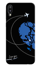 Love Orbit Samsung M10 Hard Case Back Cover by Casekaro