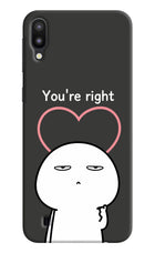 You're Right Samsung M10 Hard Case Back Cover by Casekaro