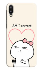 Always Right Samsung M10 Hard Case Back Cover by Casekaro