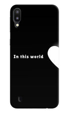 This World Samsung M10 Hard Case Back Cover by Casekaro