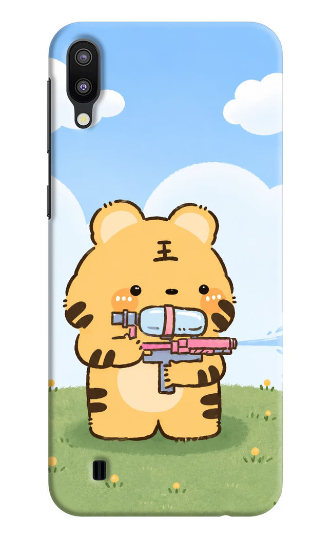 Tiger Treat Samsung M10 Hard Case Back Cover by Casekaro