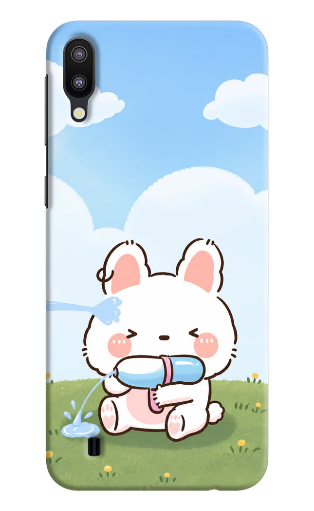 Bunny Treat Samsung M10 Hard Case Back Cover by Casekaro
