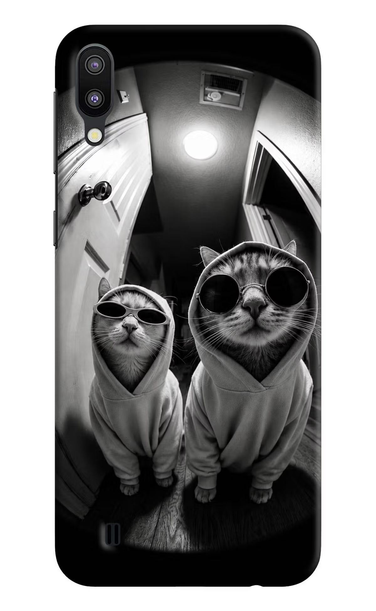 Hood Cats Samsung M10 Back Cover