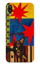 Pop Cat Samsung M10 Hard Case Back Cover by Casekaro