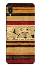 Vinyl Stripes Samsung M10 Back Cover