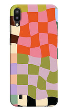 Wavy Grid Samsung M10 Back Cover