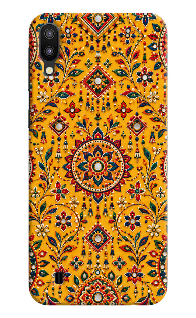 Sunlit Aura Samsung M10 Hard Case Back Cover by Casekaro