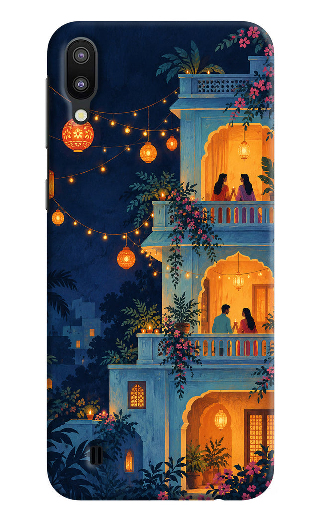 Balcony Glow Samsung M10 Hard Case Back Cover by Casekaro
