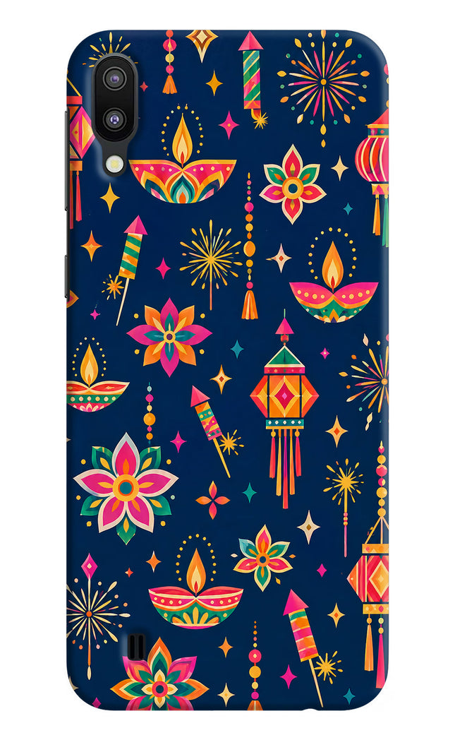 Festive Pop Samsung M10 Hard Case Back Cover by Casekaro