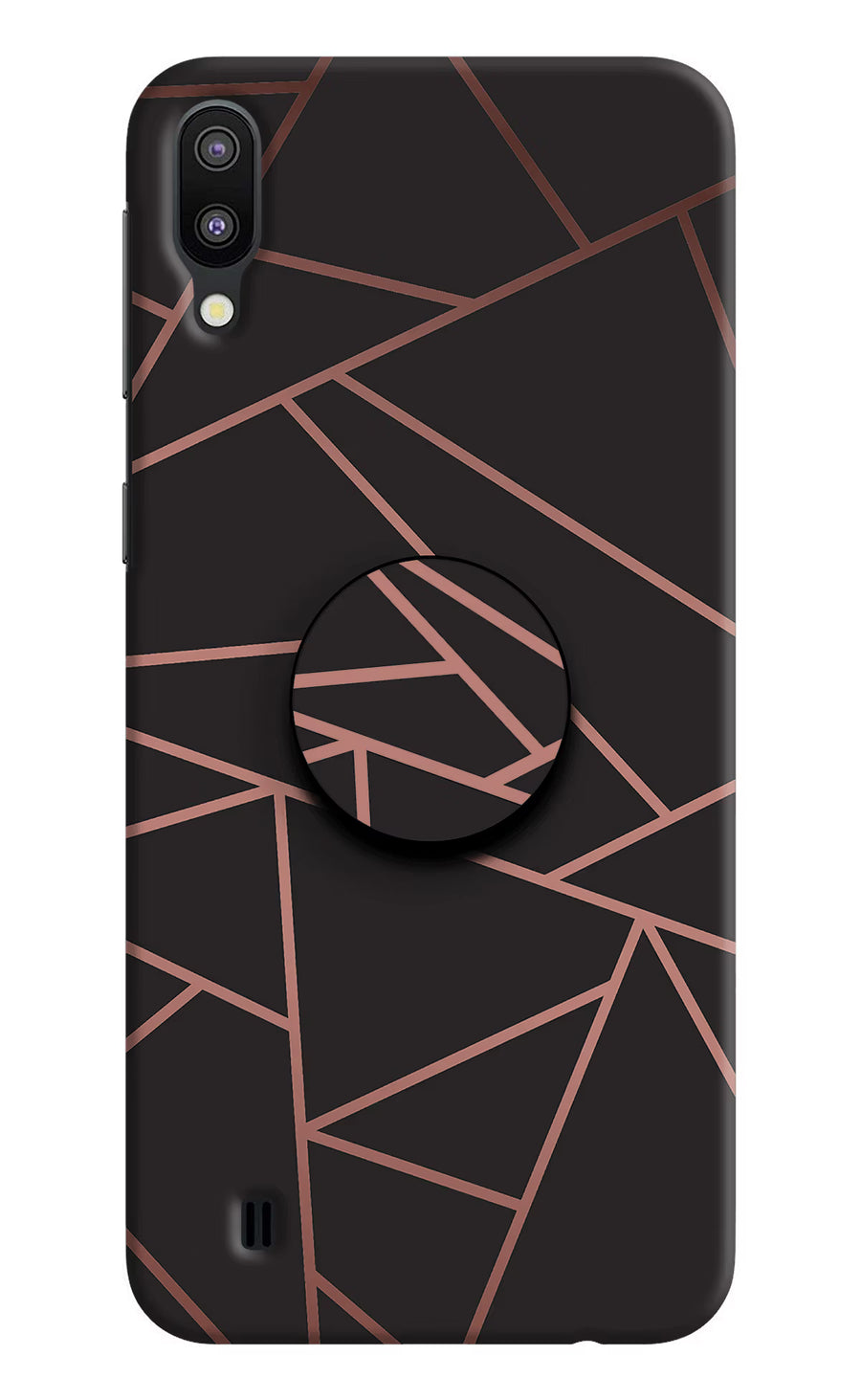 Geometric Pattern Samsung M10 Pop Case, Hard case