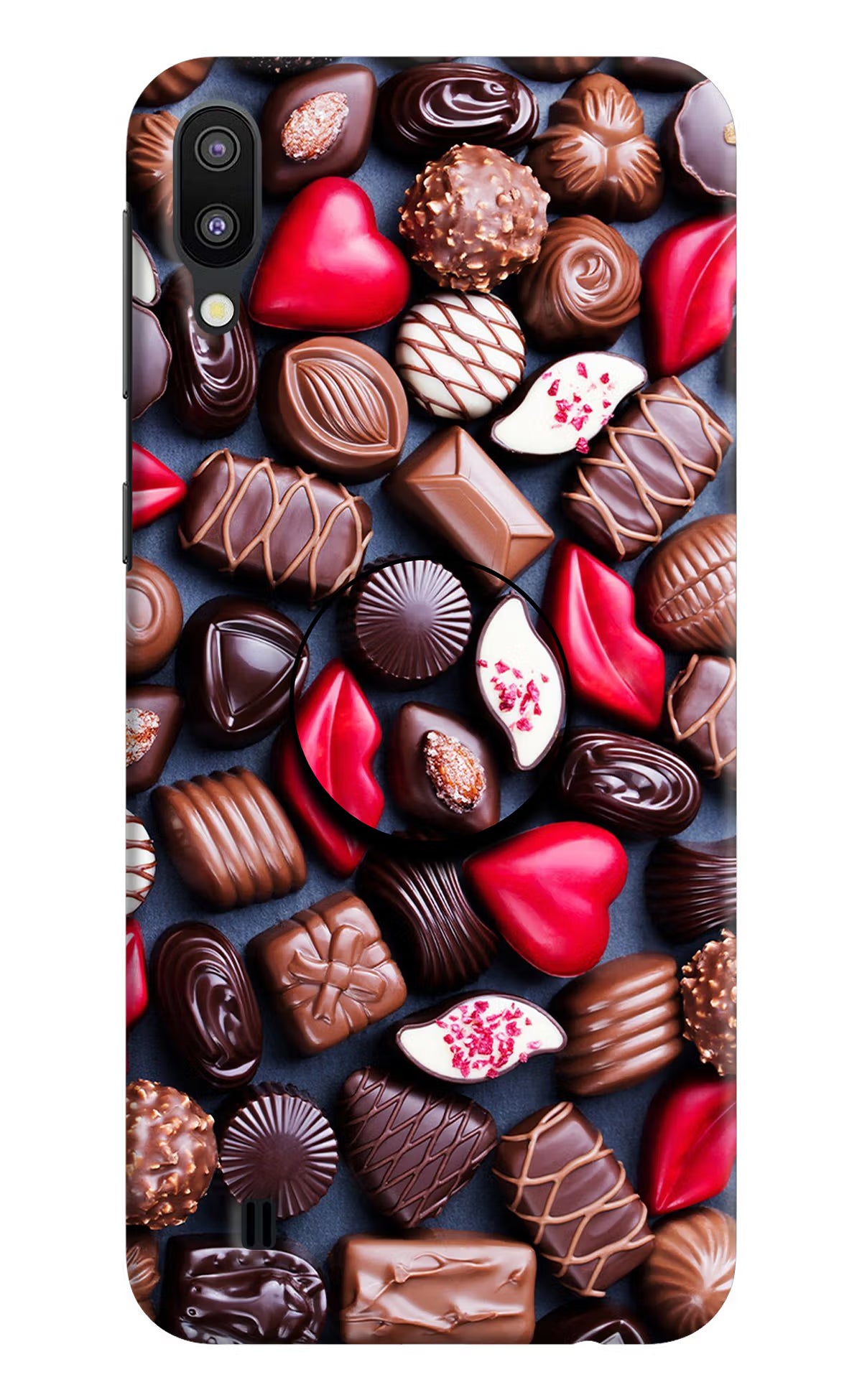 Chocolates Samsung M10 Pop Case by Casekaro