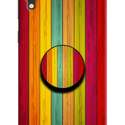 Multicolor Wooden Samsung M10 Pop Case by Casekaro