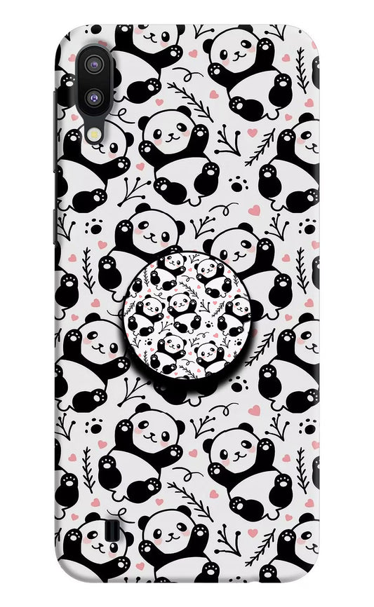 Cute Panda Samsung M10 Pop Case by Casekaro