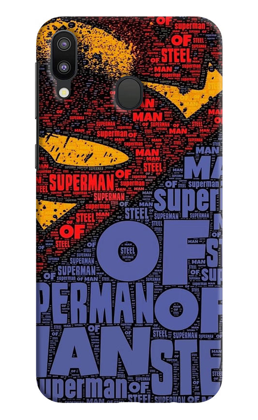 Superman Samsung M20 Hard Case Back Cover by Casekaro