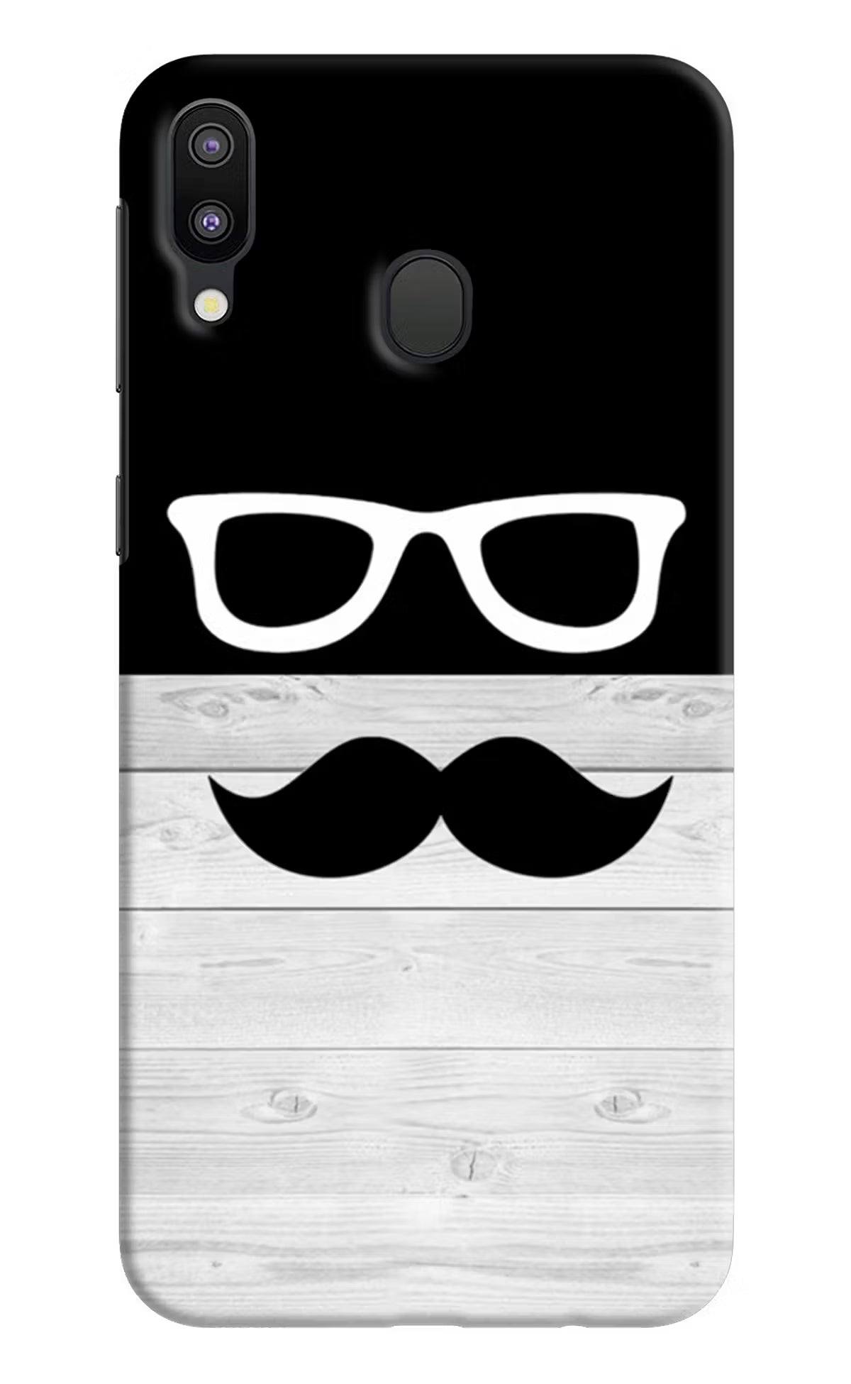 Mustache Samsung M20 Hard Case Back Cover by Casekaro