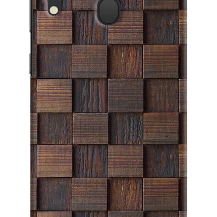 Wooden Cube Design Samsung M20 Hard Case Back Cover by Casekaro