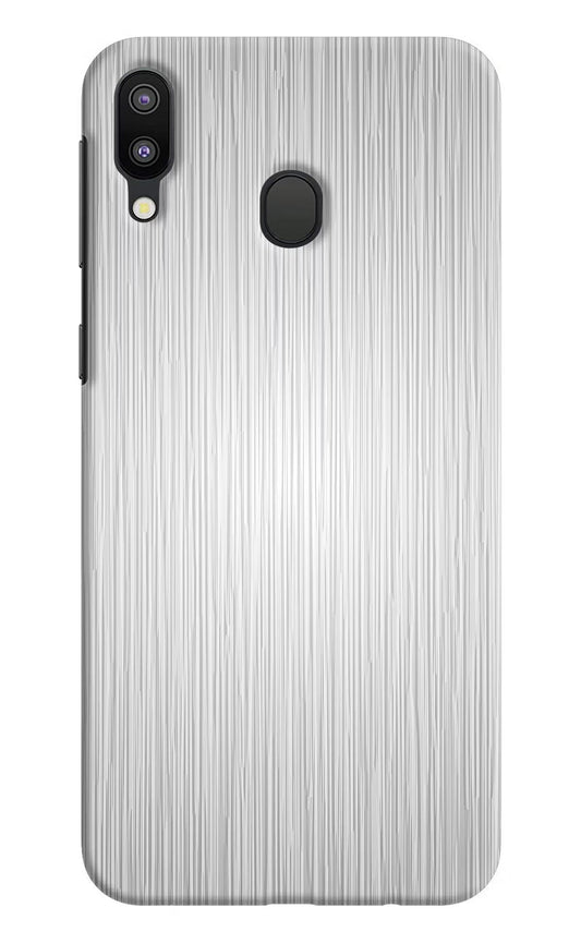 Wooden Grey Texture Samsung M20 Hard Case Back Cover by Casekaro