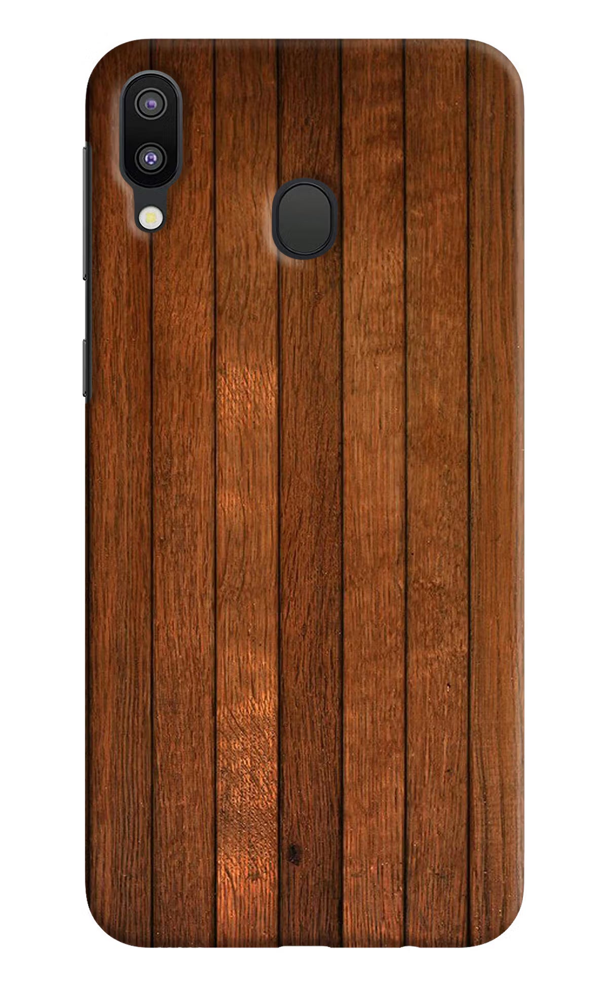 Wooden Artwork Bands Samsung M20 Hard Case Back Cover by Casekaro