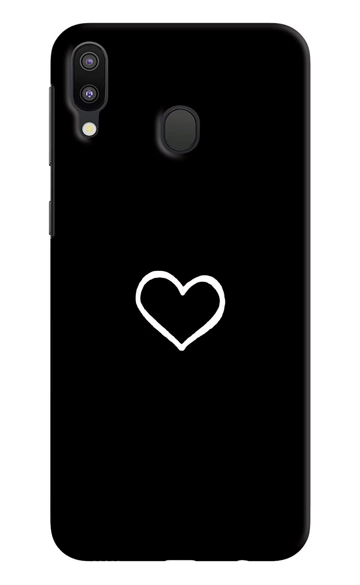 Heart Samsung M20 Hard Case Back Cover by Casekaro
