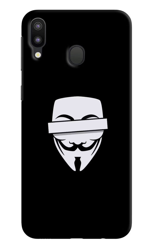 Anonymous Face Samsung M20 Hard Case Back Cover by Casekaro