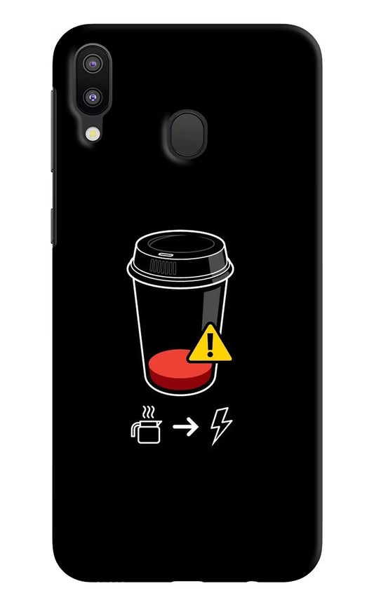 Coffee Samsung M20 Hard Case Back Cover by Casekaro