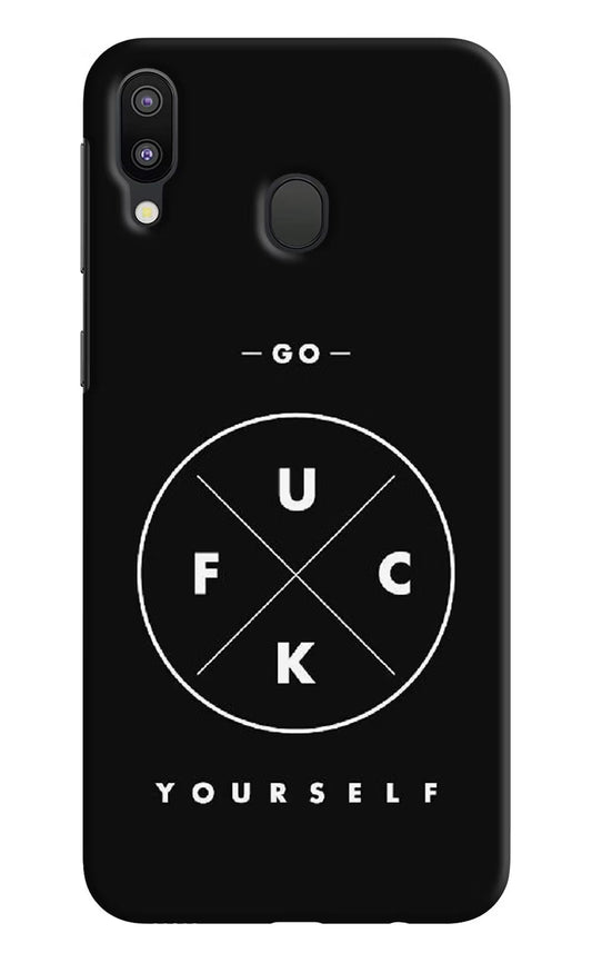 Go Fuck Yourself Samsung M20 Hard Case Back Cover by Casekaro