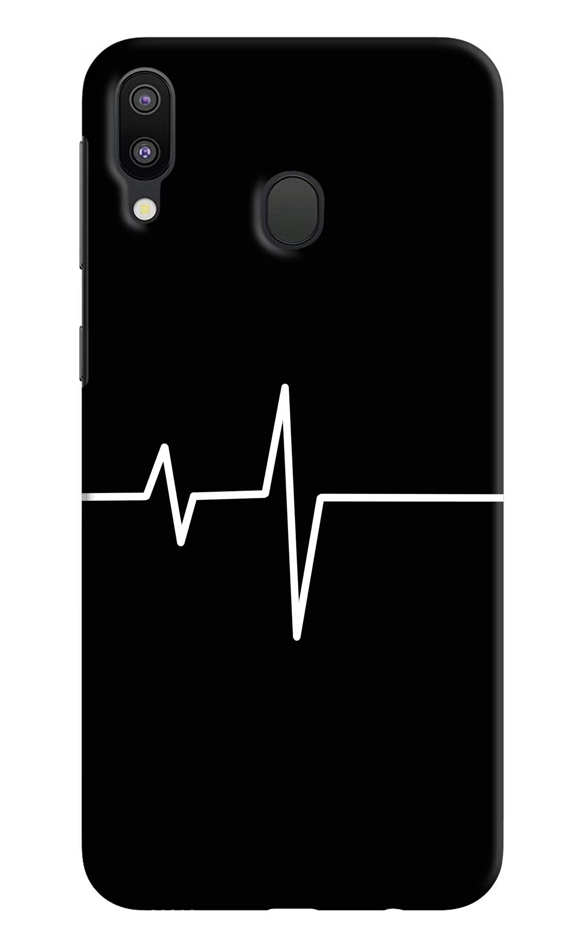 Heart Beats Samsung M20 Hard Case Back Cover by Casekaro
