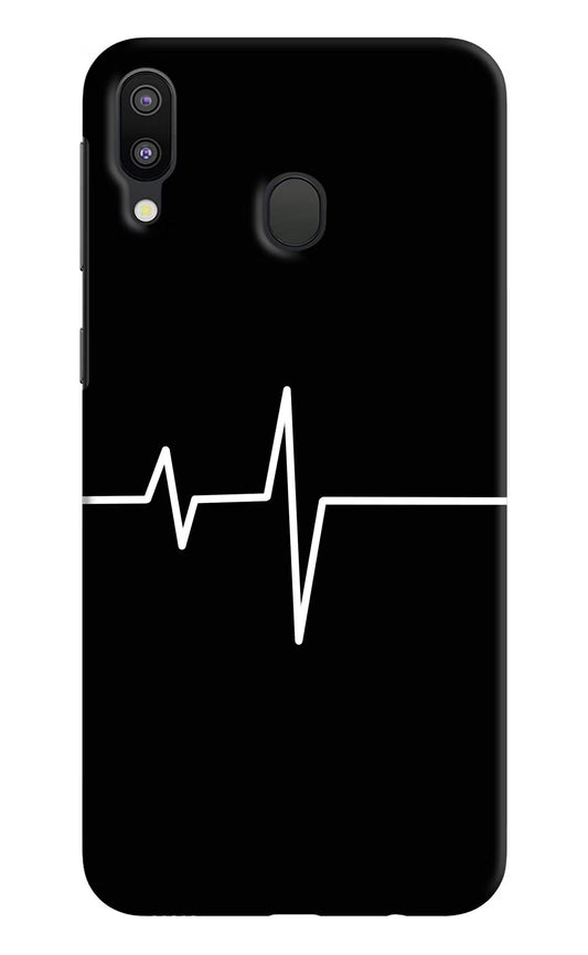 Heart Beats Samsung M20 Hard Case Back Cover by Casekaro