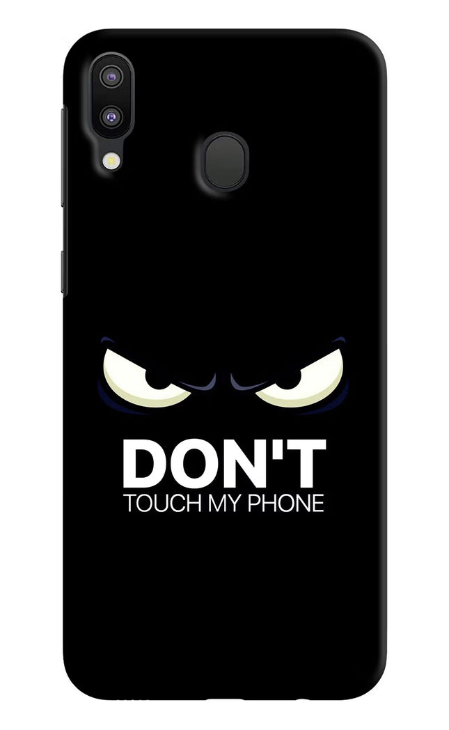 Don'T Touch My Phone Samsung M20 Hard Case Back Cover by Casekaro