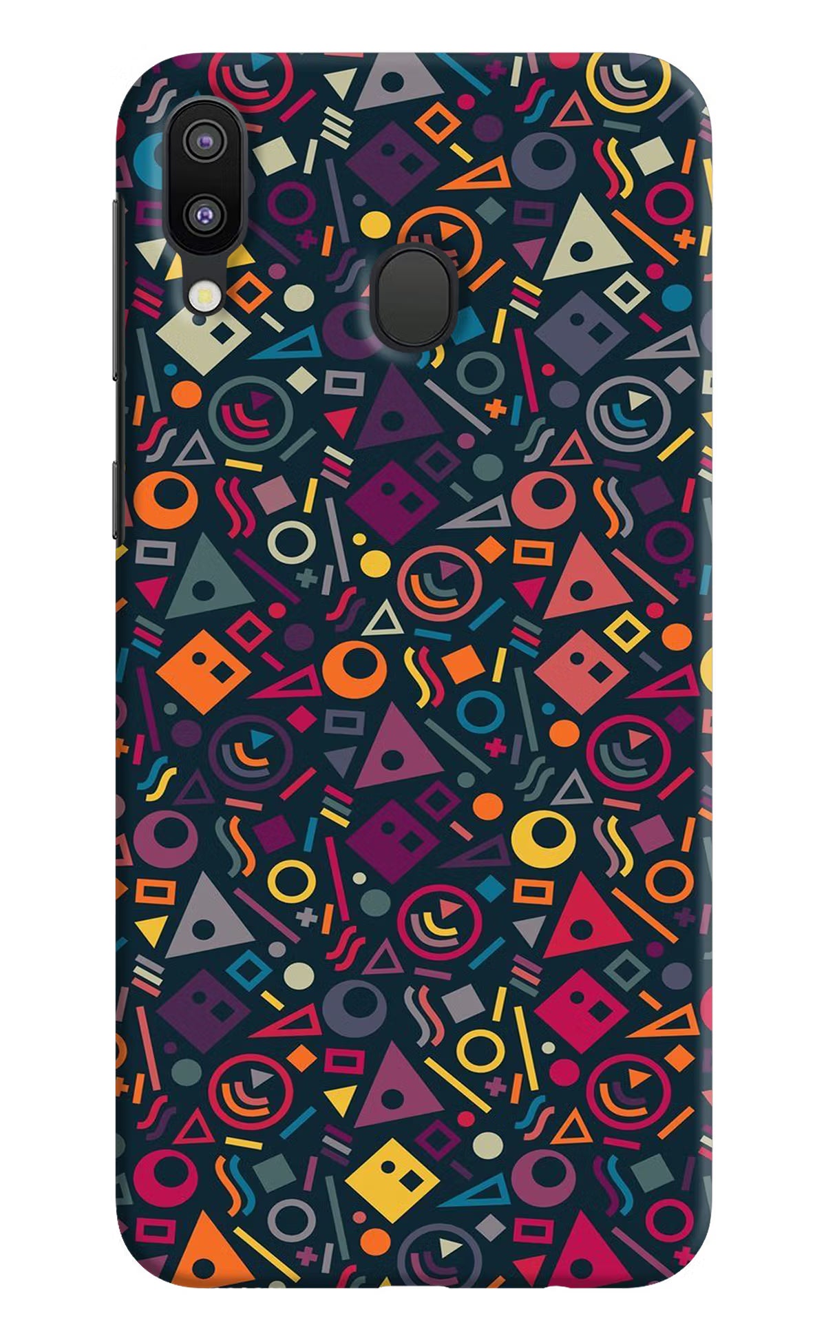 Geometric Abstract Samsung M20 Hard Case Back Cover by Casekaro