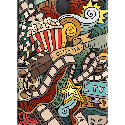 Cinema Abstract Samsung M20 Hard Case Back Cover by Casekaro