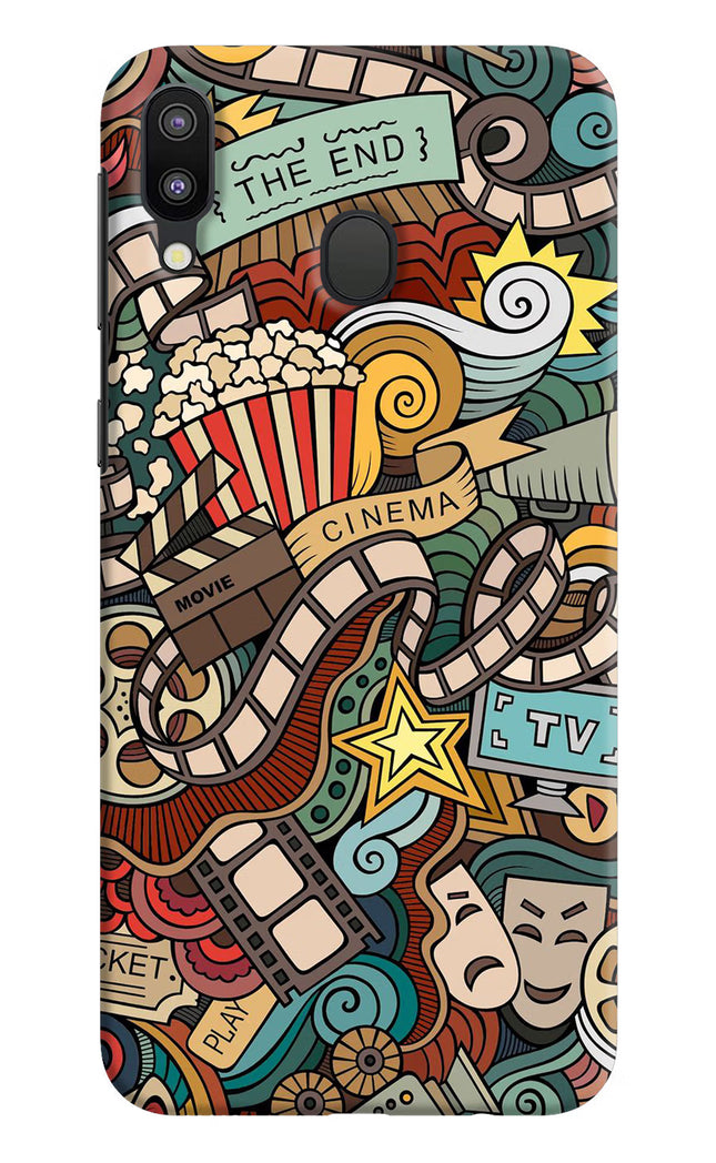 Cinema Abstract Samsung M20 Hard Case Back Cover by Casekaro